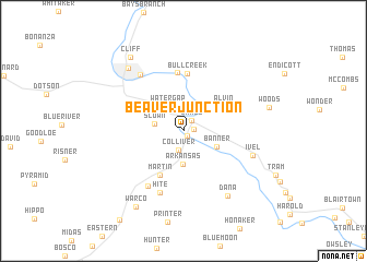 map of Beaver Junction