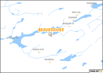 map of Beaver River