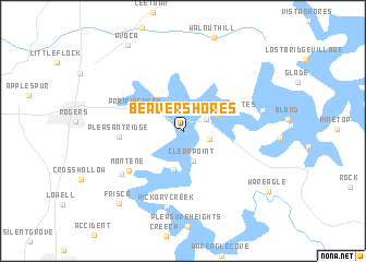 map of Beaver Shores