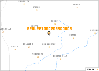 map of Beaverton Crossroads