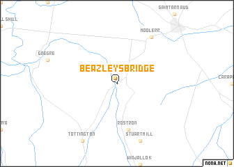 map of Beazleys Bridge