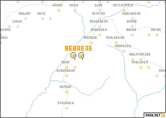 map of Bébaé