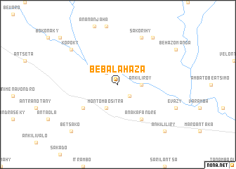 map of Bebalahaza