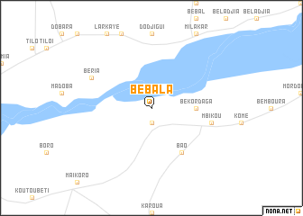 map of Bébala