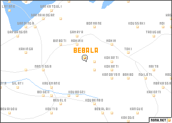 map of Bébala