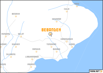 map of Bebandem
