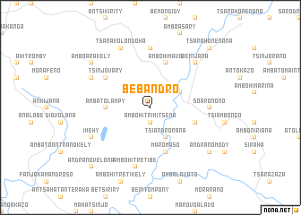 map of Bebandro