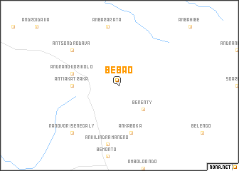 map of Bebao