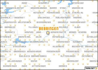 map of Bebbingen