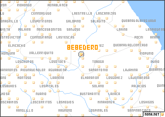 map of Bebedero