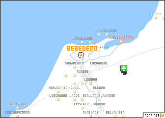 map of Bebedero