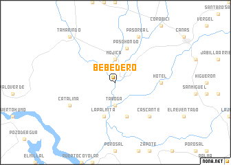 map of Bebedero