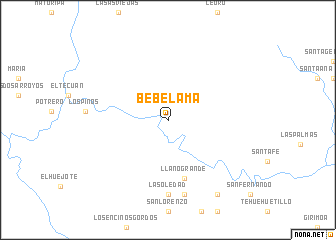 map of Bebelama