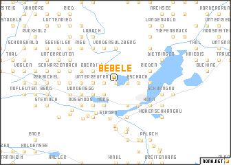 map of Bebele