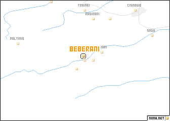 map of Beberani