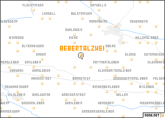 map of Bebertal Zwei