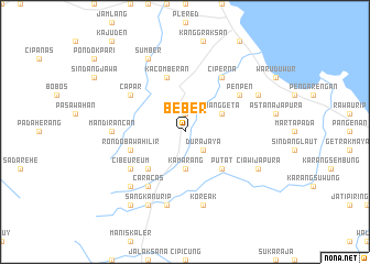 map of Beber