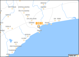 map of Bébé