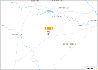 map of Bebe