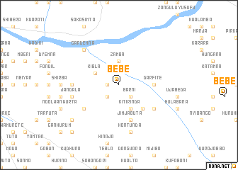 map of Bebe