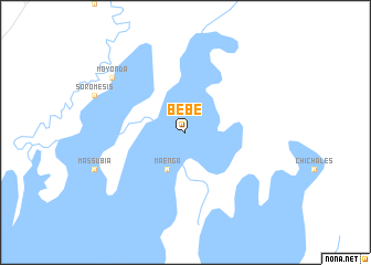 map of Bebe