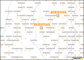 map of Bebianiha