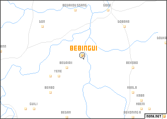 map of Bebingui