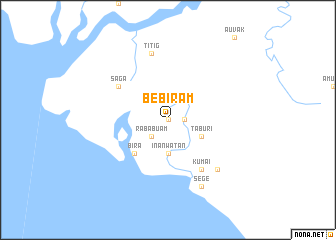 map of Bebiram