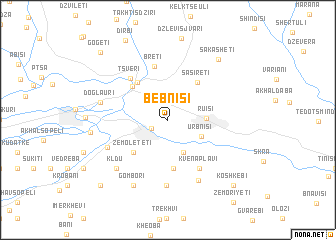 map of Bebnisi