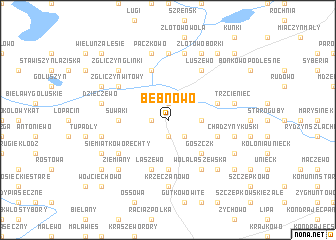 map of Bębnowo