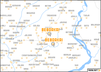 map of Be Boakai