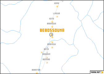 map of Bébossouma
