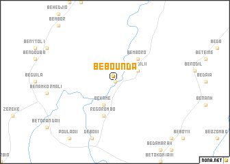 map of Bebounda