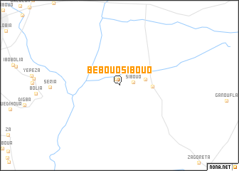 map of Bébouo-sibouo