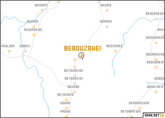 map of Bébouzawé I