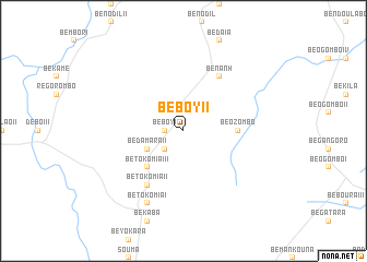 map of Beboy II