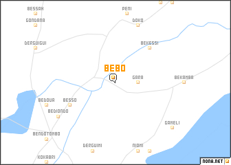 map of Bébo