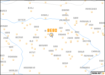 map of Bēbō