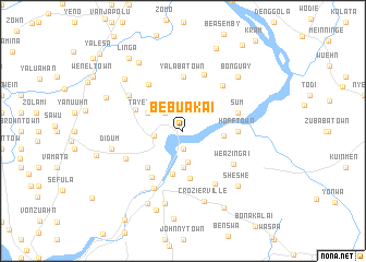 map of Be Buakai