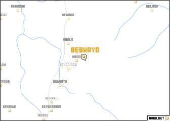 map of Bebwayo