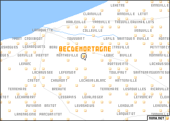 map of Bec-de-Mortagne