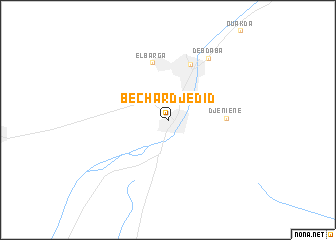 map of Béchar-Djedid