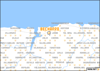 map of Becharro