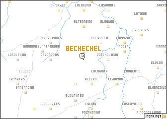 map of Bechechel