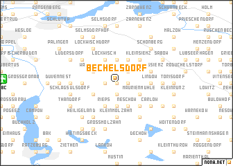 map of Bechelsdorf