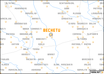 map of Bechetu