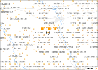 map of Bechhof