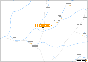map of Bechi Kachi