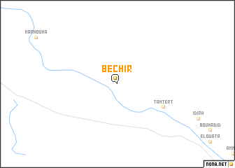 map of Bechir