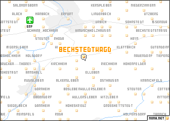 map of Bechstedt-Wagd